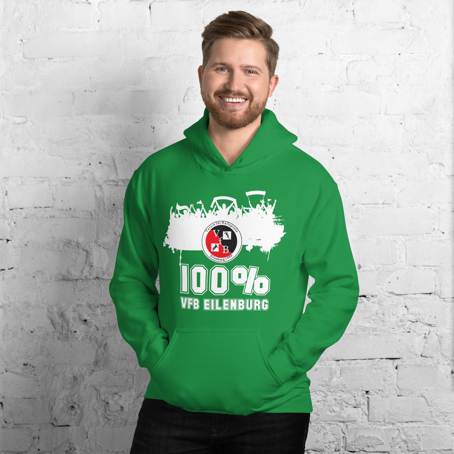 Hoodie "100Prozent"