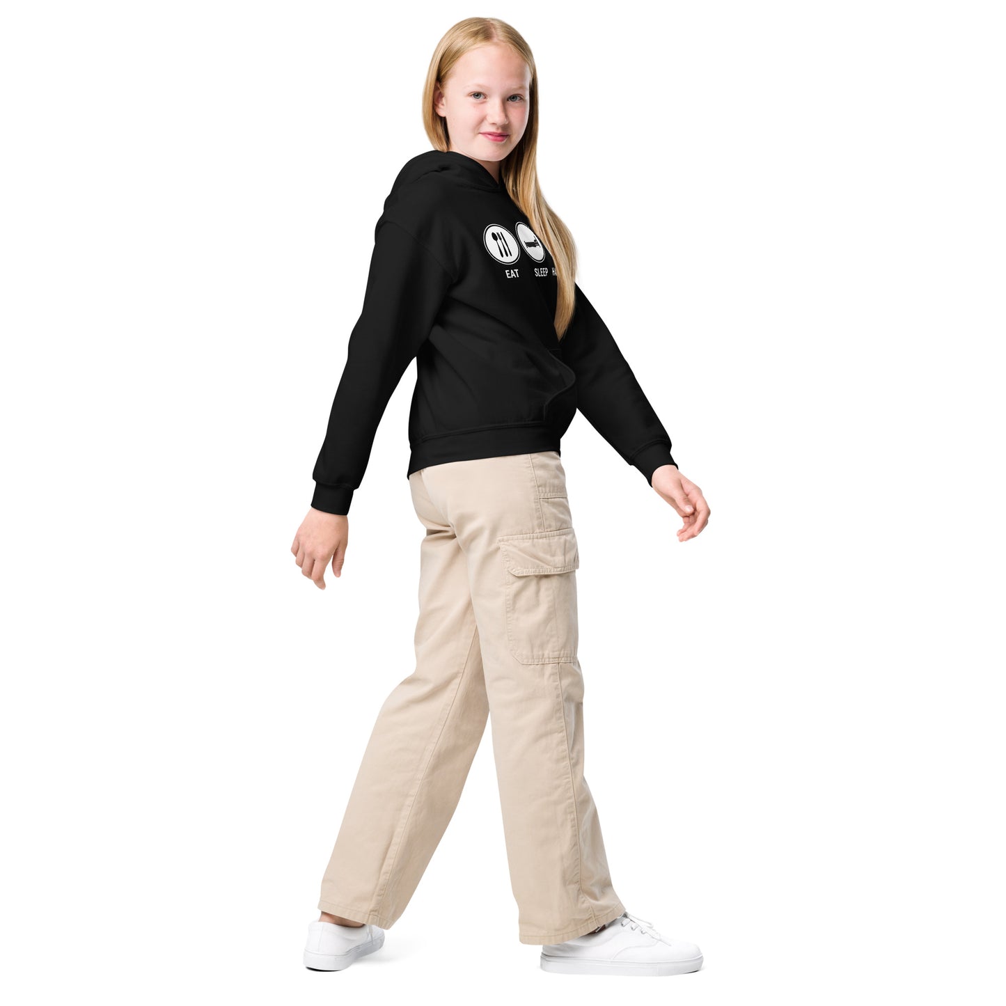 Kinder-Hoodie "EatSleepHandball"